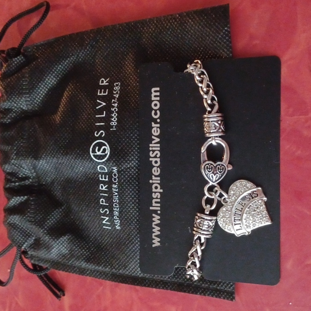 Inspired Silver bracelet for Little Sister